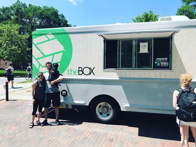 Happy Friday!! 🎉🍪 Come see us at Silsby today! Pulled chicken with roasted broccoli and cauliflower. Pulled pork with roasted pineapple salsa. And of course.. falafel with fattoush salad. 🥗🥙