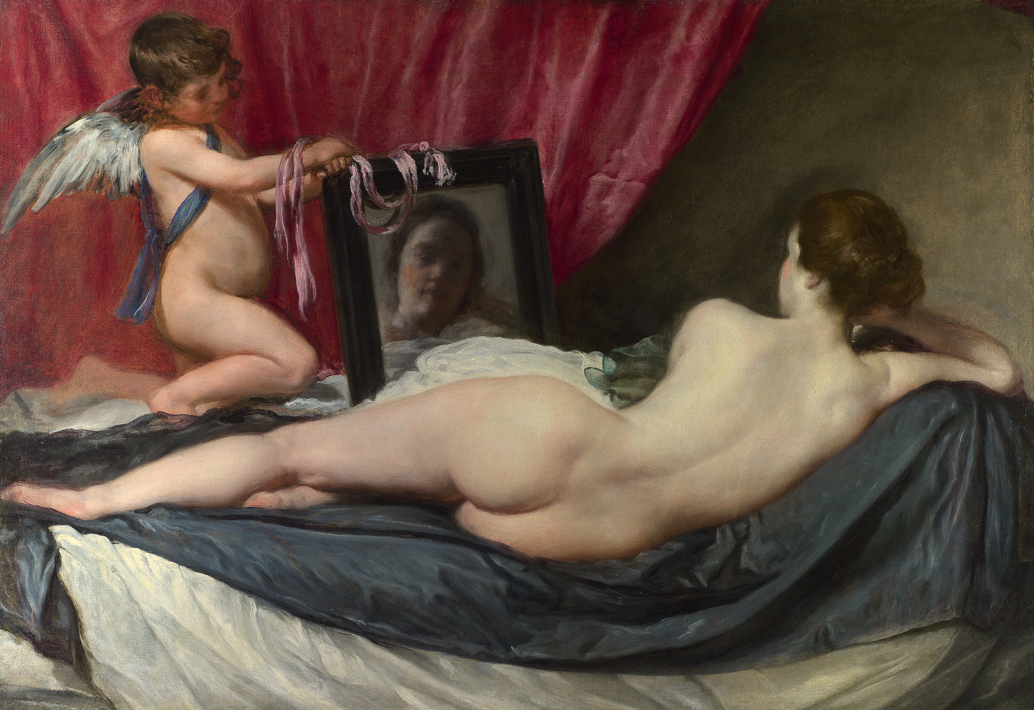 Venus mit dem Spiegel (Rokeby Venus) (1.3 MB) Diego Velázquez 1648–1651 Öl auf Leinwand, 122,5 x 177 cm © London, The National Gallery