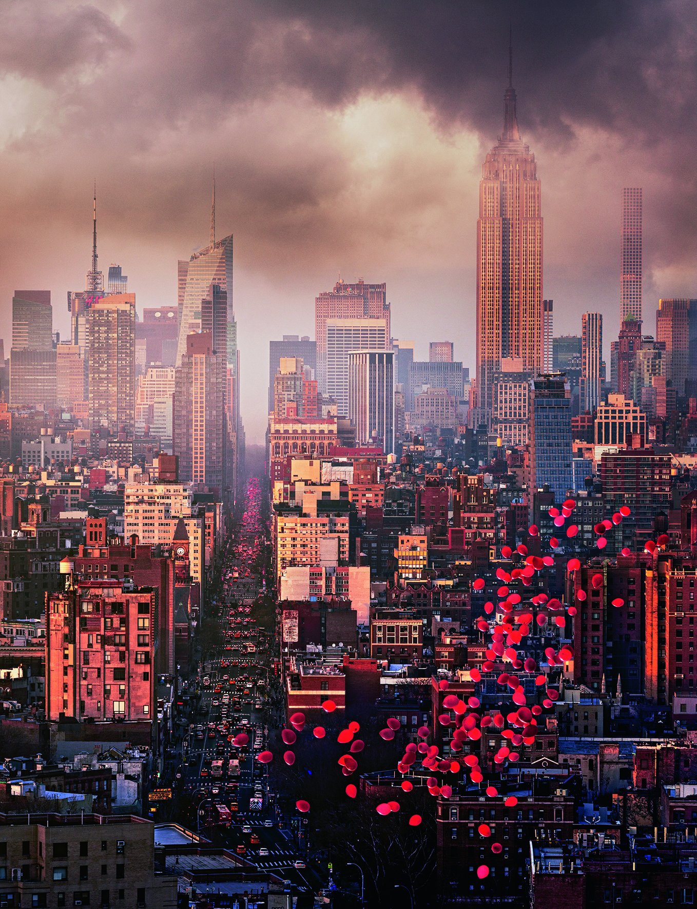BALLONS OVER NEW YORK, 2016 Photo © 2016 David Drebin. All rights reserved.