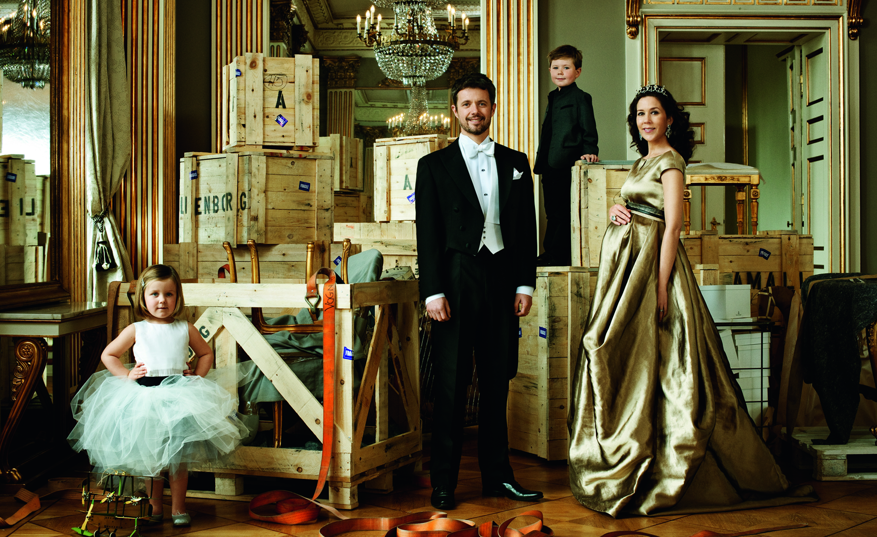 HRH Crown Prince Frederik, HRH Crown Princess Mary, HRH Prince Christian, HRH Princess Isabella Photo © 2016 Marc Hom. All rights reserved.