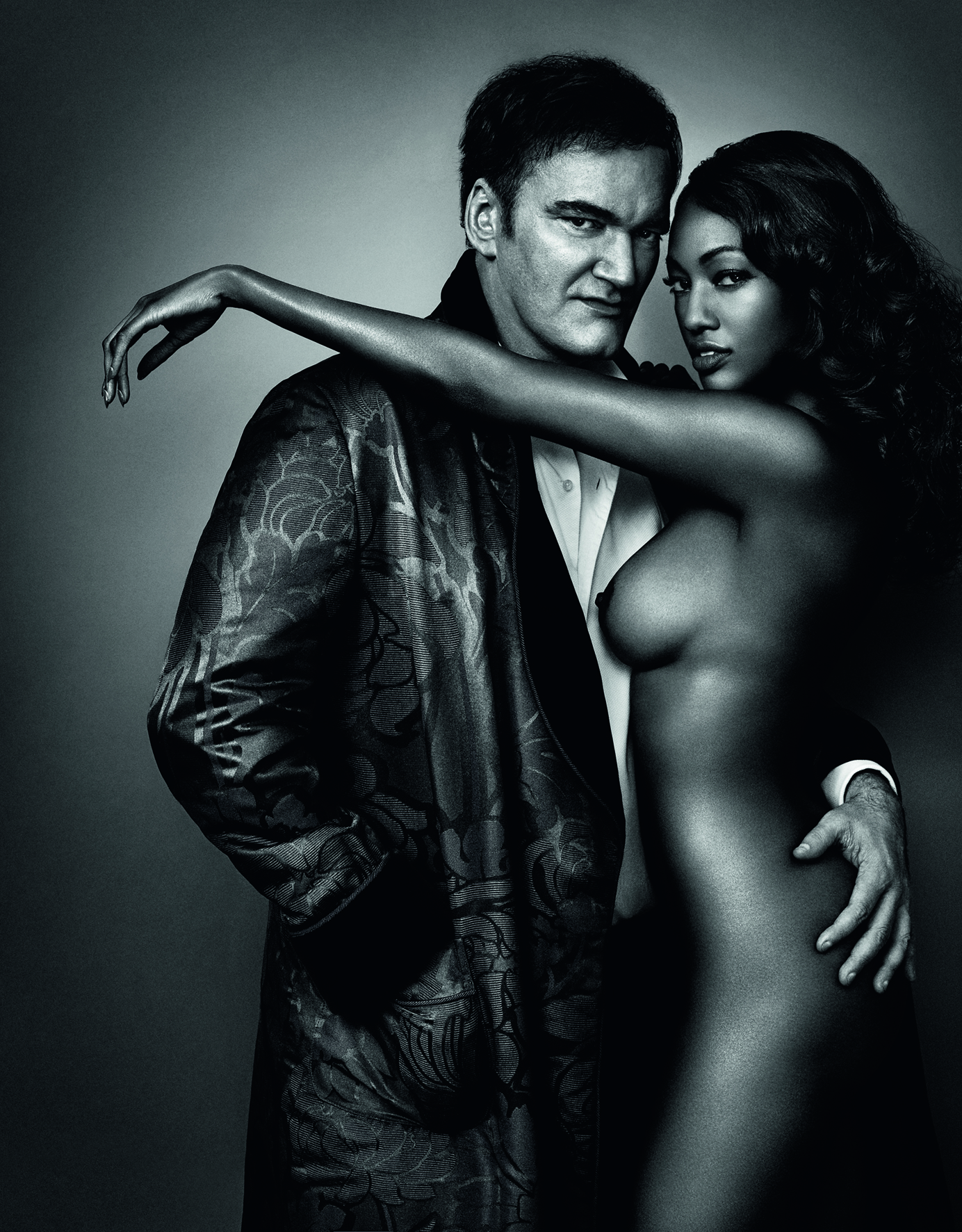 Quentin Tarantino and Nichole Galicia Photo © 2016 Marc Hom. All rights reserved.
