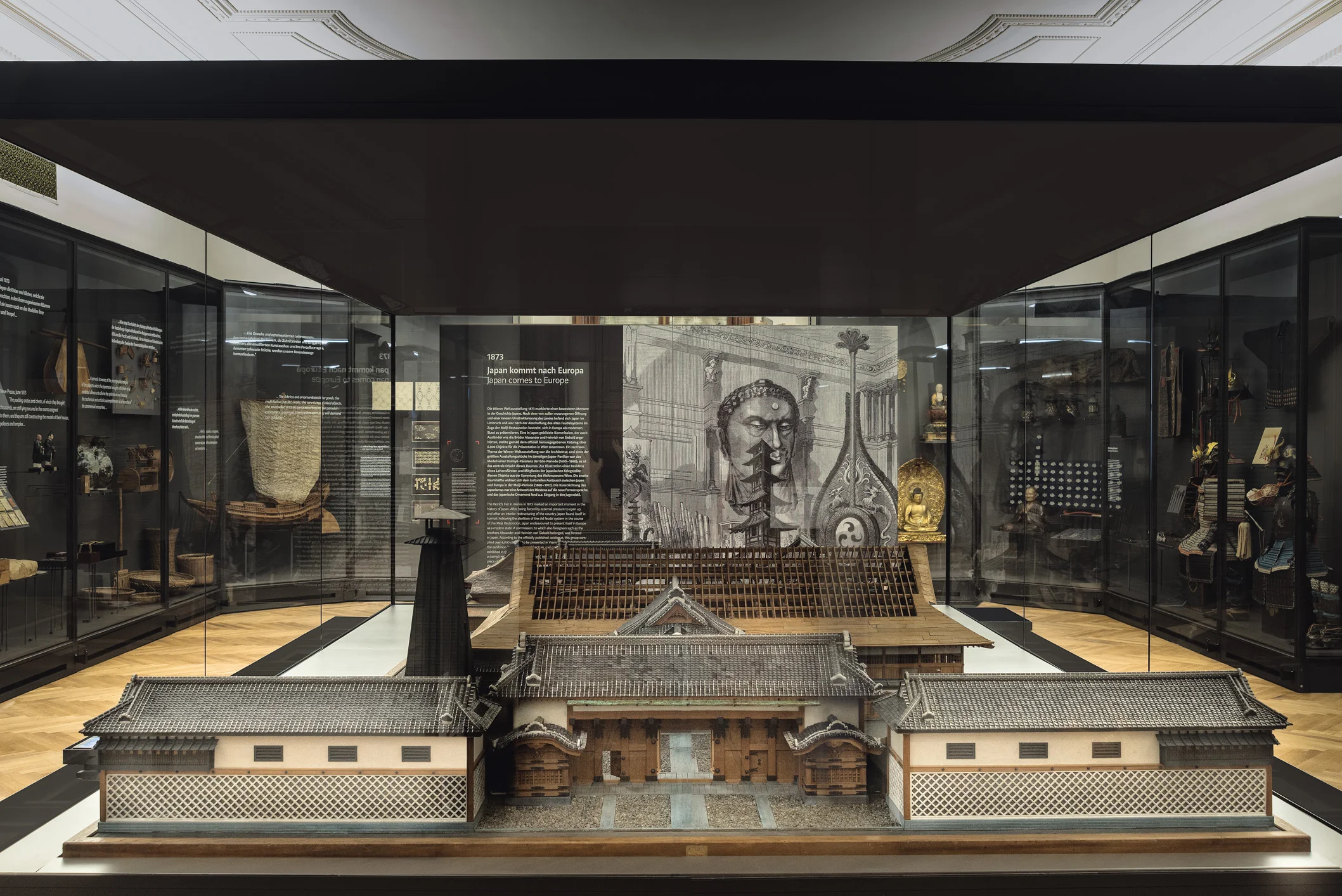 Einblick Saal "1873 – Japan kommt nach Europa" Copyrigth: KHM-Museumsverband