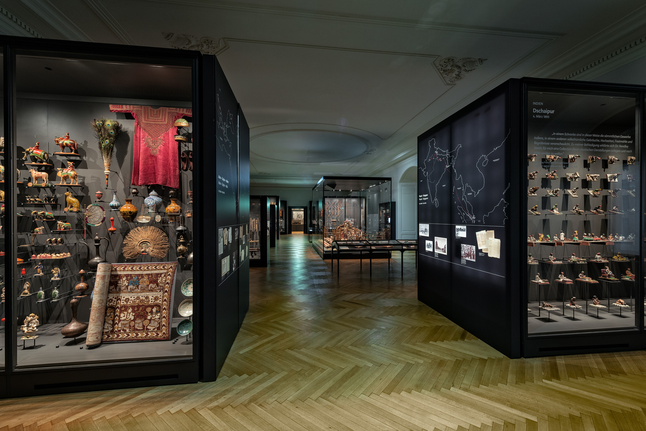 Einblick Saal "Sammlerwahn. Ich leide an Museomanie!" Copyrigth: KHM-Museumsverband