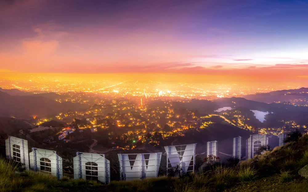Hollywood Sign from the back Photo © 2018 Serge Ramelli. All rights reserved. www.photoserge.com