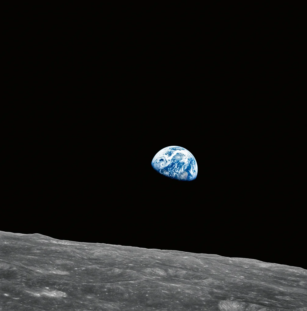 Apollo 8 Photo © courtesy of The National Aeronautics and Space Administration (NASA) photographic archives