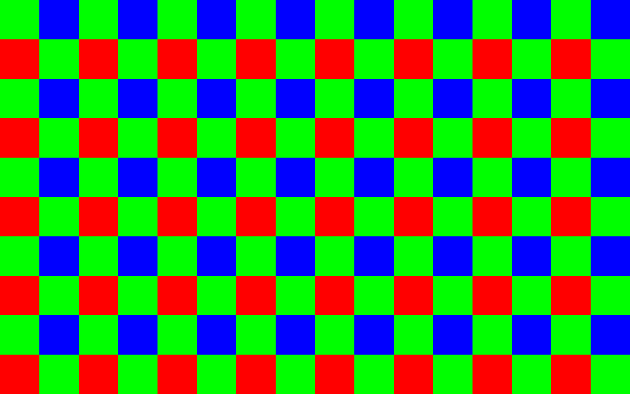 RGB Bayer Muster
