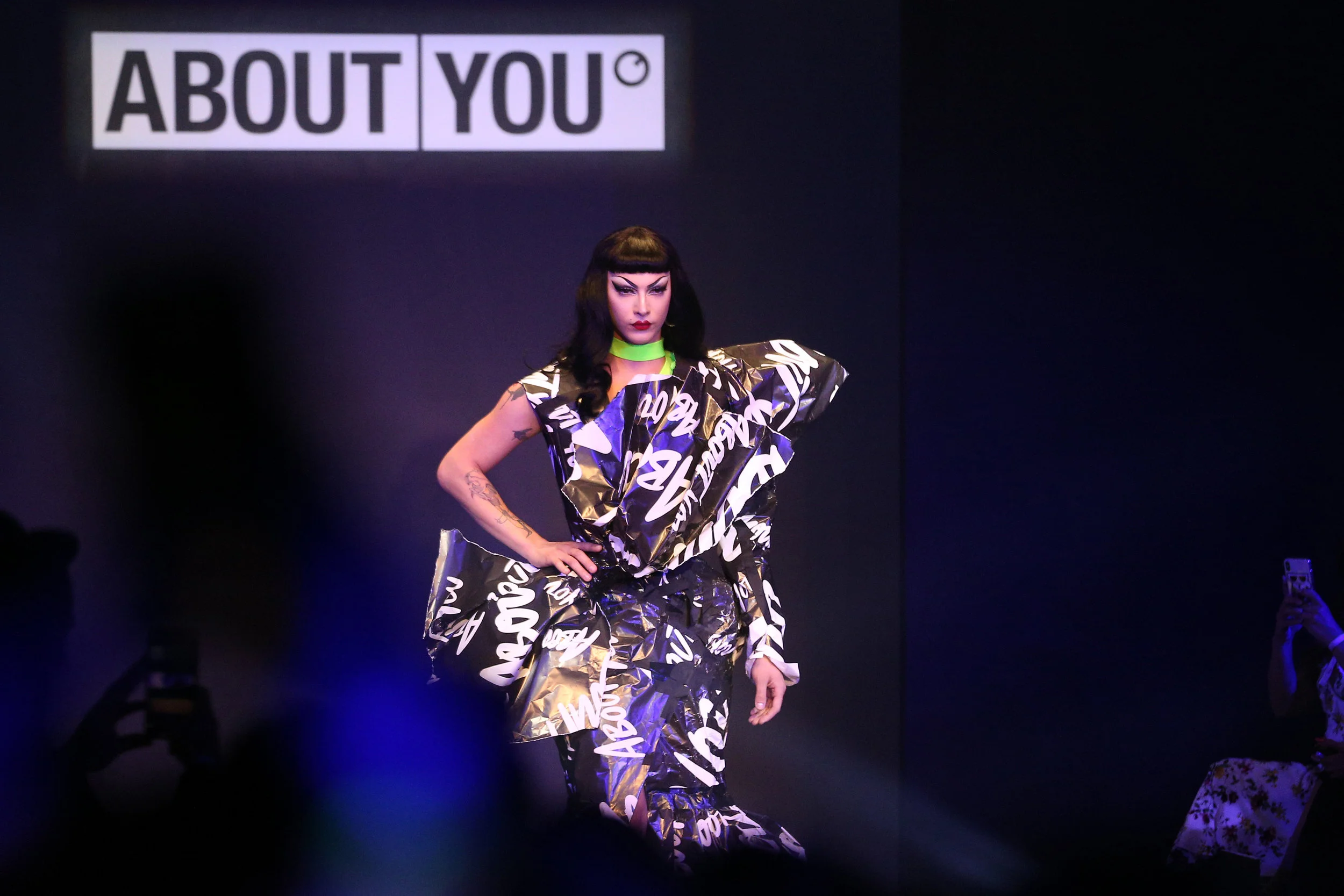 BERLIN, GERMANY - JULY 05: Violet Chachki walks the runway at the opening show of the AYFW - About You Fashion Week at ewerk on July 05, 2019 in Berlin, Germany. (Photo by Gisela Schober/Getty Images for AYFW) Weiterer Text �ber ots und www.presseportal.de/nr/120752 / Die Verwendung dieses Bildes ist f�r redaktionelle Zwecke honorarfrei. Ver�ffentlichung bitte unter Quellenangabe: "obs/About You GmbH/Gisela Schober"