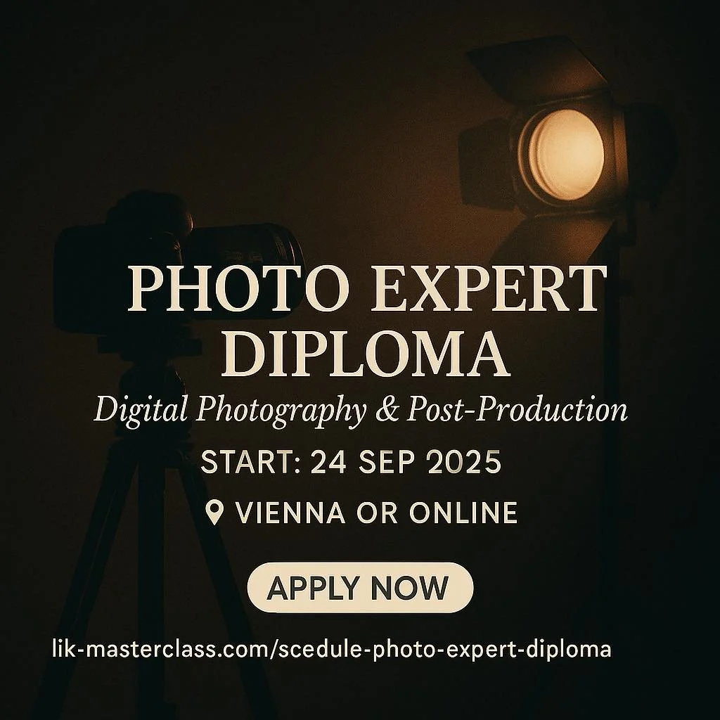 Online 1 Year! Get Your Diploma for Professional Photography now! After that You can go for the Master of Photography followed up by BA of Creative Media! Enroll now! www.lik-masterclass.com
PHOTO EXPERT DIPLOMA
Digital Photography & Post-Produc