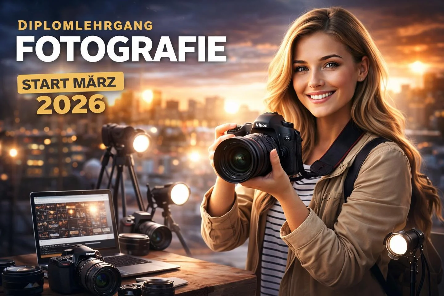Mach 2026 zu deinem Jahr der Fotografie.

Der Diplomlehrgang Fotografie &amp; Fotodesign der LIK Akademie startet im M&auml;rz 2026 &ndash; berufsbegleitend in Wien oder live online.

🗓 Gruppe B (Wochenende): 1. M&auml;rz 2026
🗓 Gruppe A (Montag): 