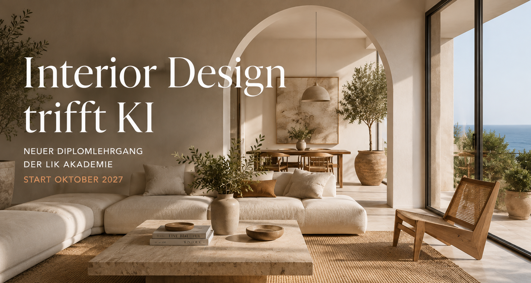 Interior Design trifft KI: Neuer Diplomlehrgang der LIK Akademie startet 2027