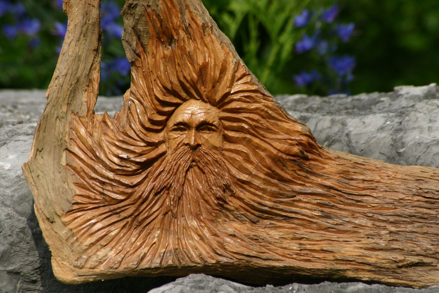 Wood Spirit Carving.