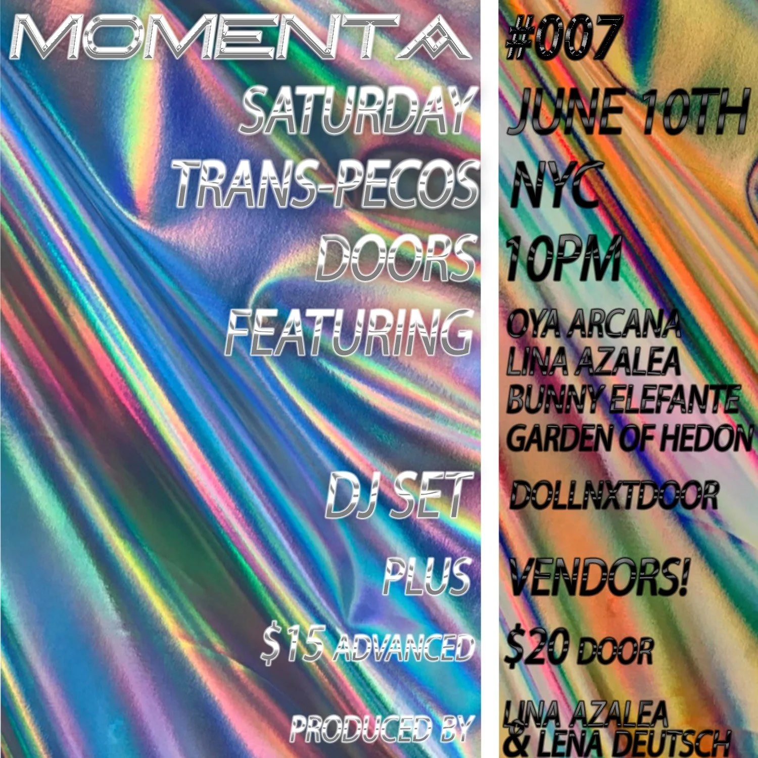 MOMENTA #007 — trans-pecos
