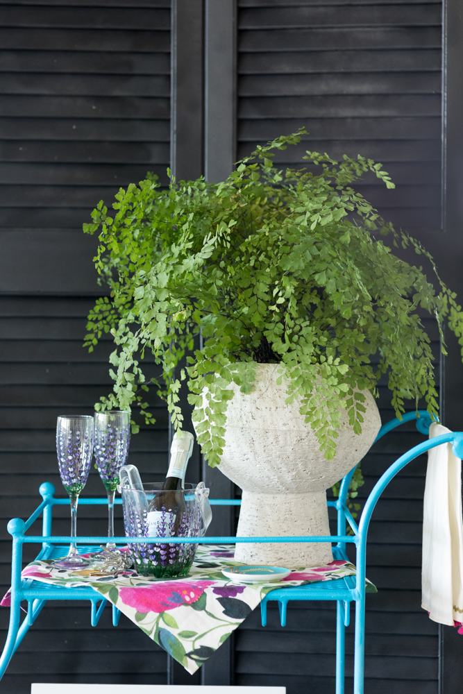 Bar cart by Kim Macumber Interiors
