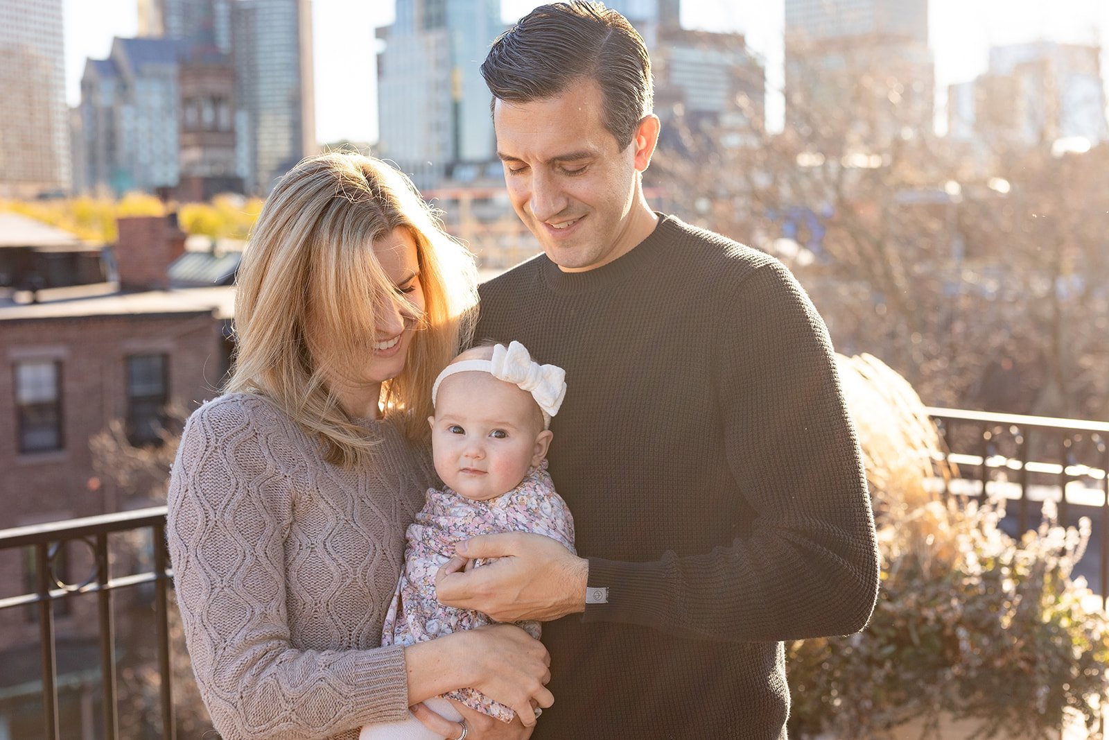 Boston Family Photo Session Spotlight: Fun Fall Photos with a New Baby | Boston Family Photographer