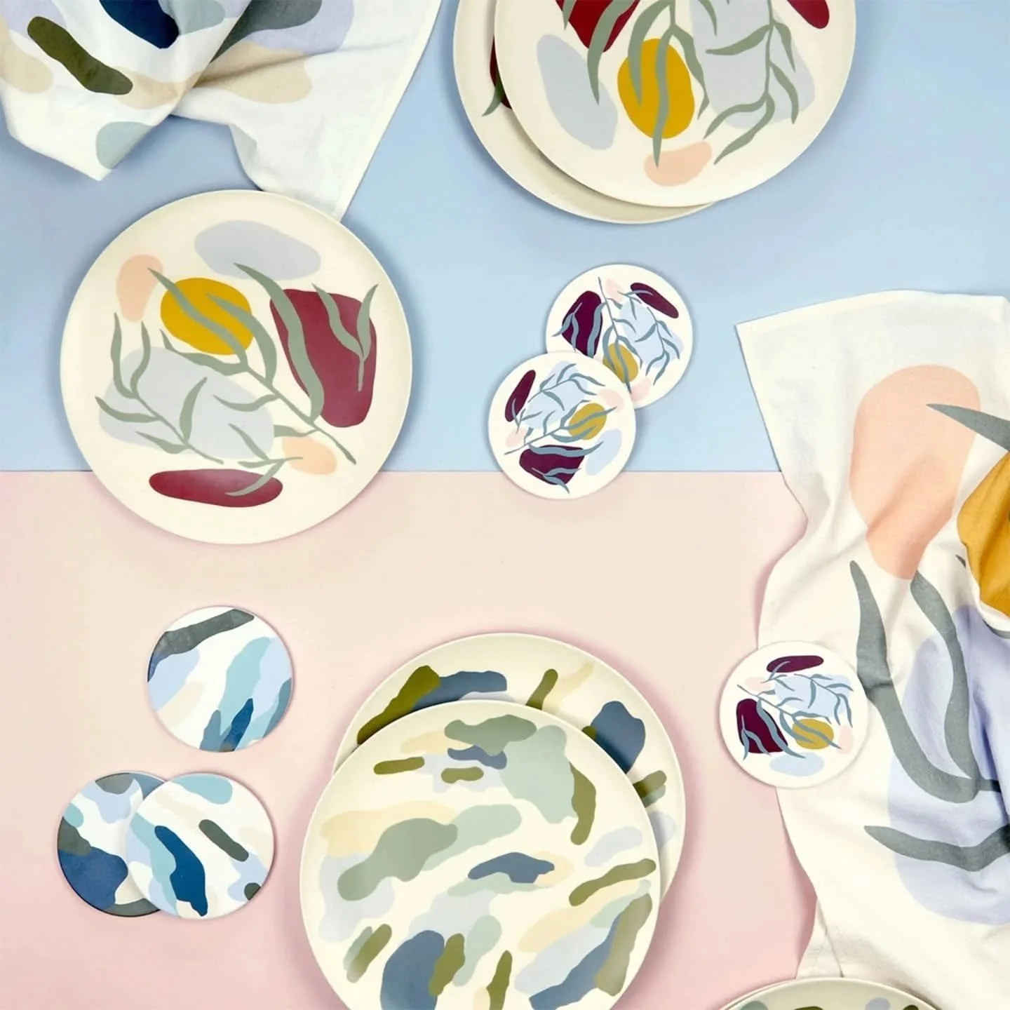 Bamboo plates make for a great alternative to plastic. Easy to clean, lightweight and stylish, you won't regret treating yourself to set of four.

Available now in-store at 15 Newcastle St in Minden and online at&nbsp;thewolfmoon.ca