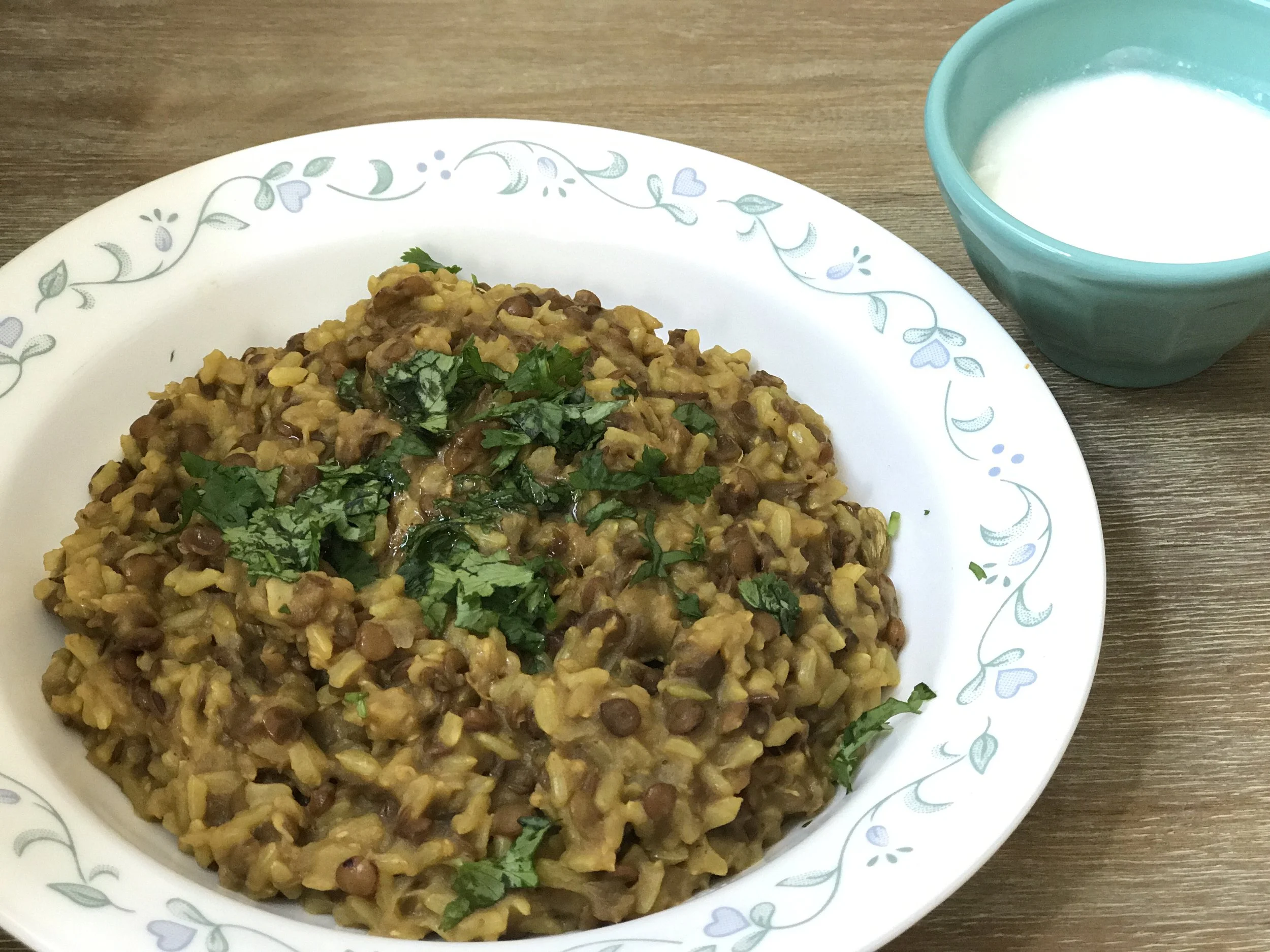 Brown Rice And Masoor Khichdi — Fork n Scissors