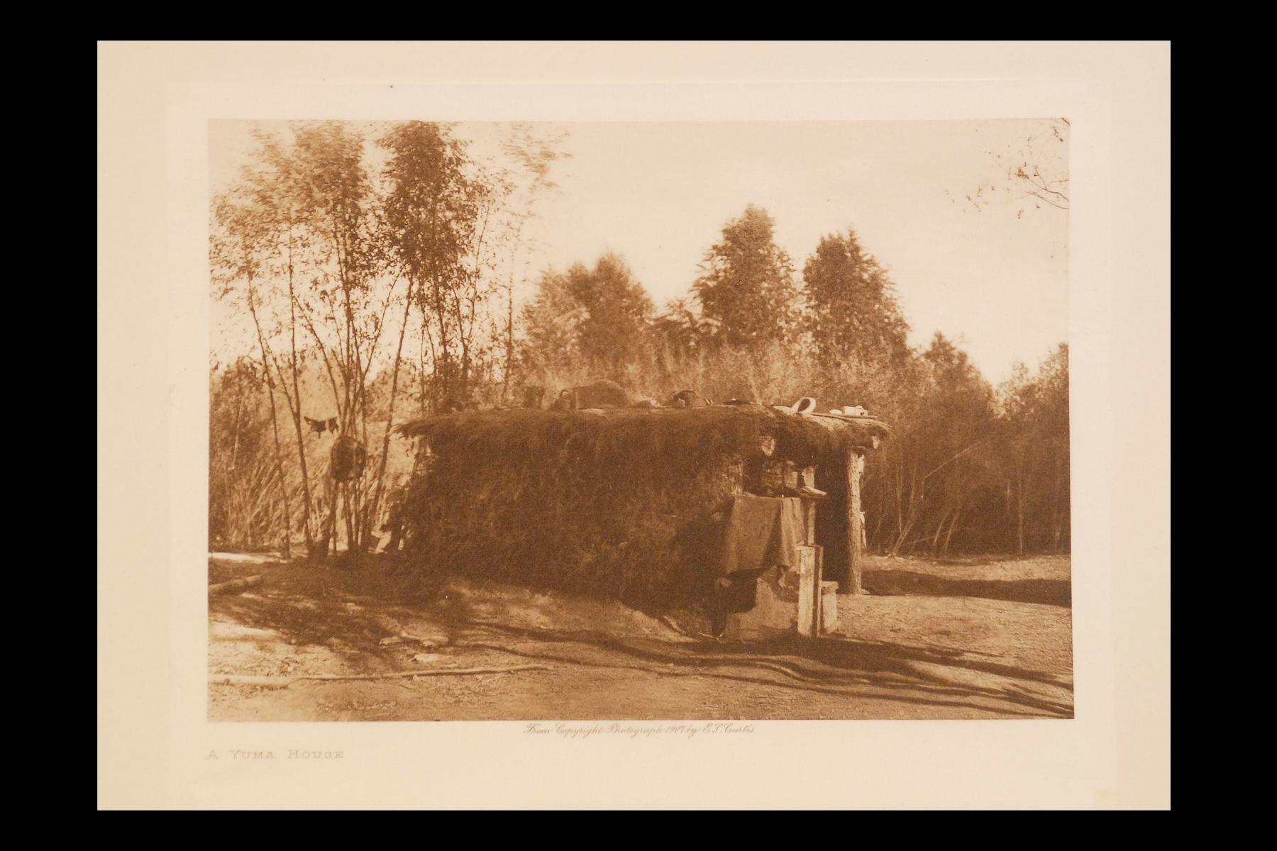 "A Yuma House" 1907 Vol.2 Tissue Print Vintage Photogravure