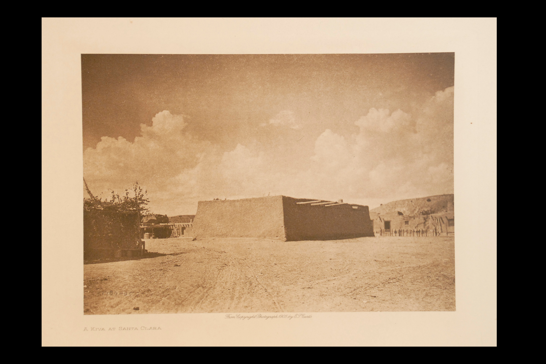 "A Kiva at Santa Clara" 1905 Vol.17 Vangelder Print, Vintage Photogravure