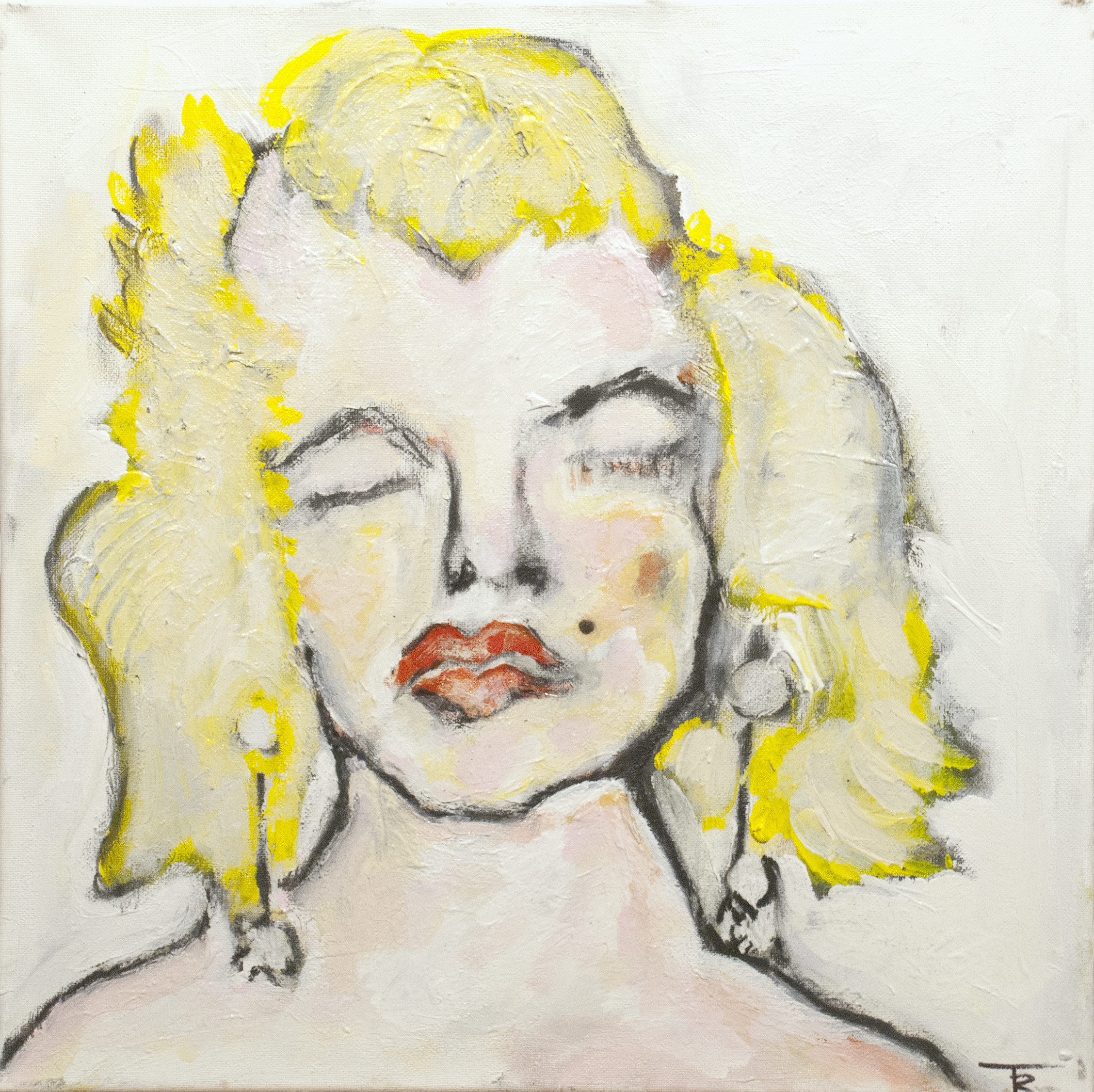 "Marilyn Monroe #1"  16x16  $1400