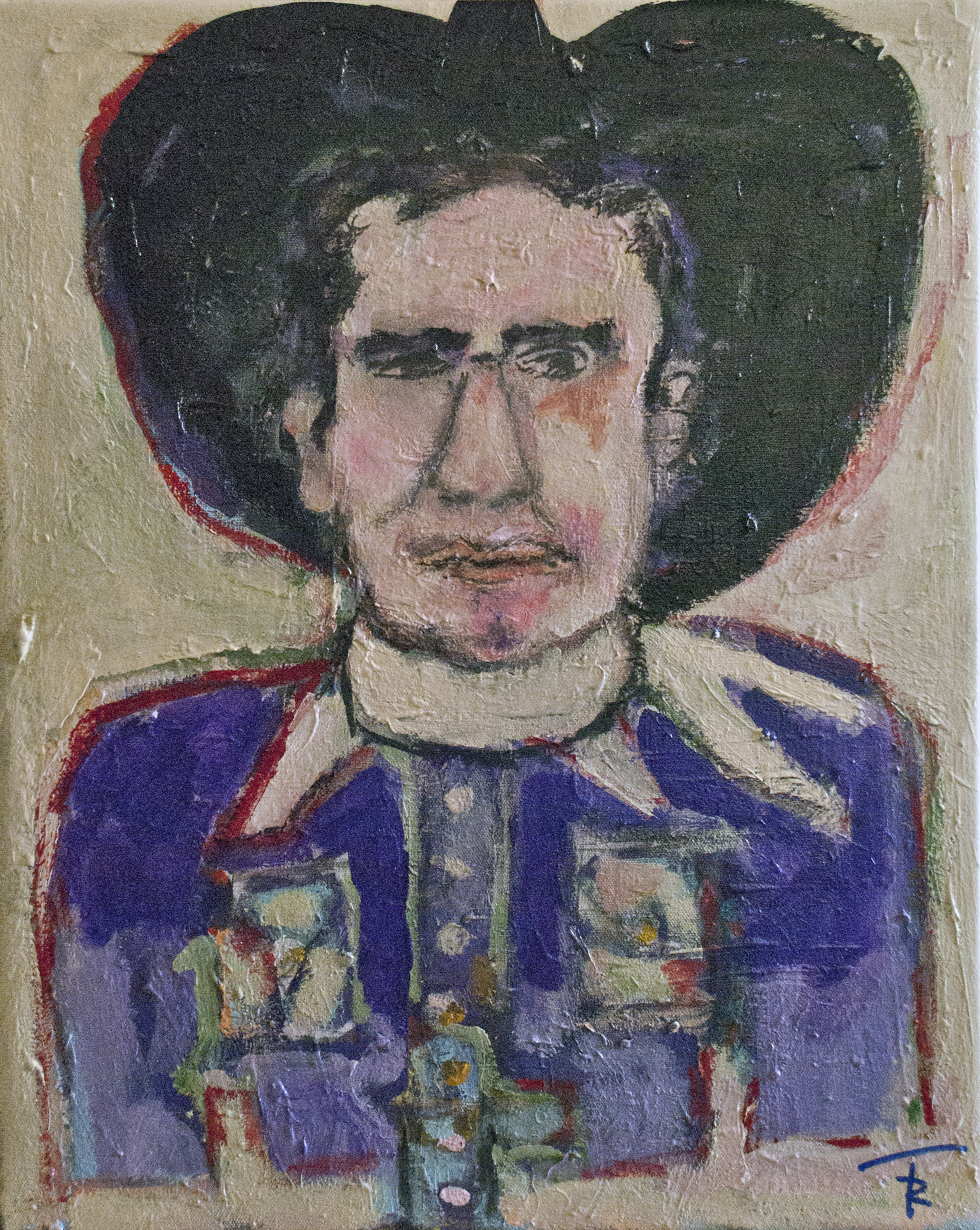 "Casey Tibbs - Running Wild" 19.5x15.5 $1400