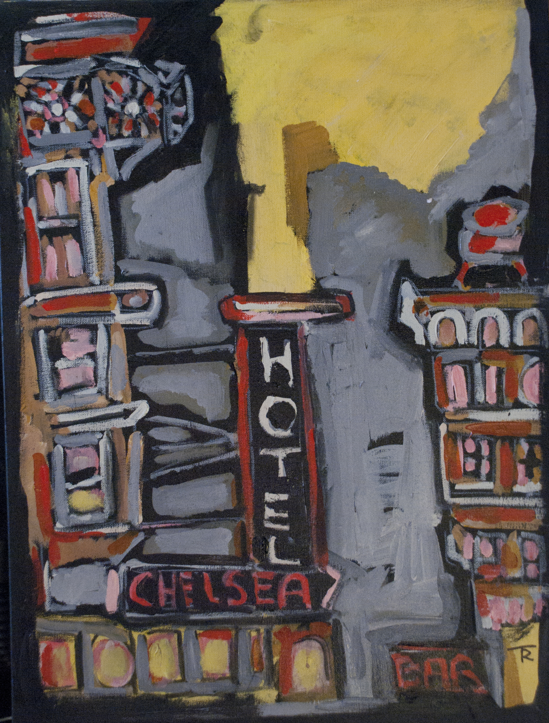 "Chelsea" From the Record "Folk Hotel"  24x18  $1200