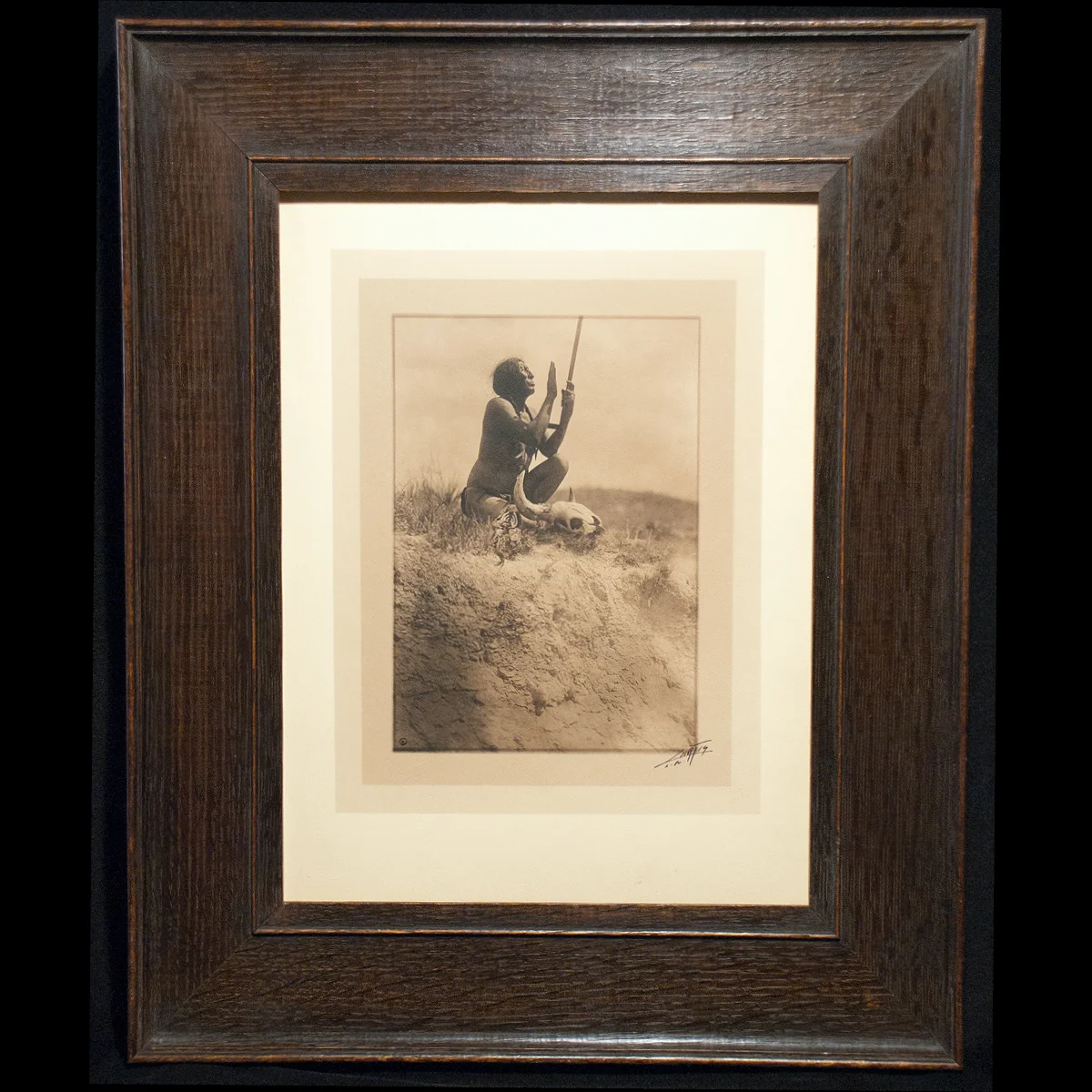 "Prayer to the Great Mystery - Sioux" Border Print