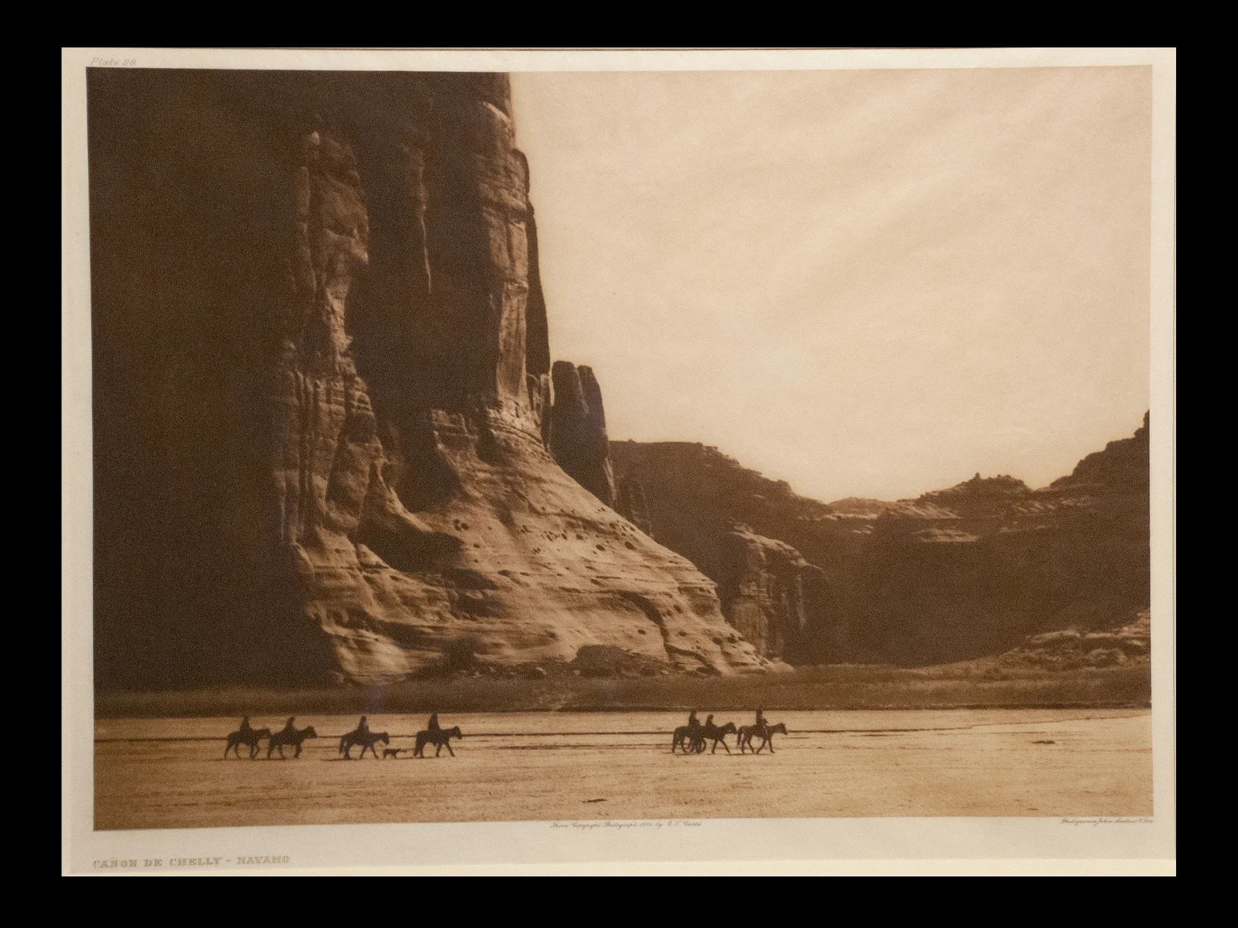 Plate #28 “Canon de Chelly - Navajo” Portfolio 1