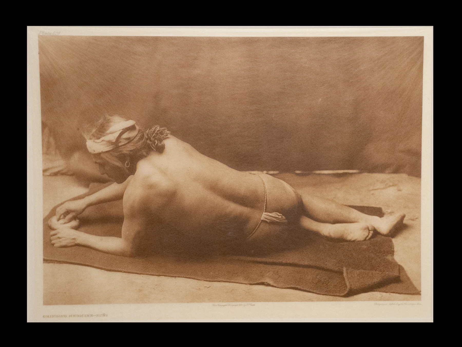 Plate #606 “Grinding Medicine - Zuni” Portfolio 17