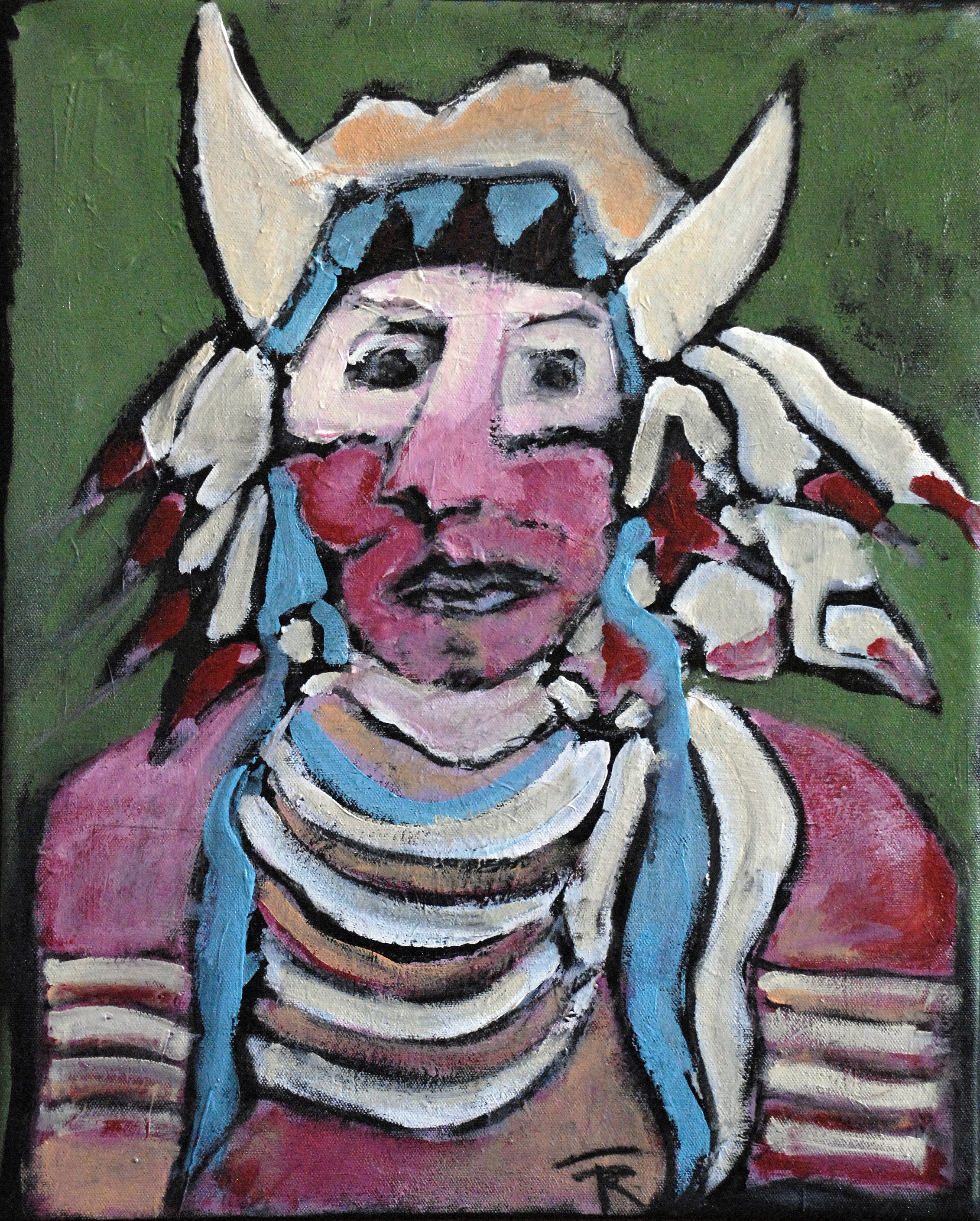 "Crow Shaman"  19.5x15.5  $1800