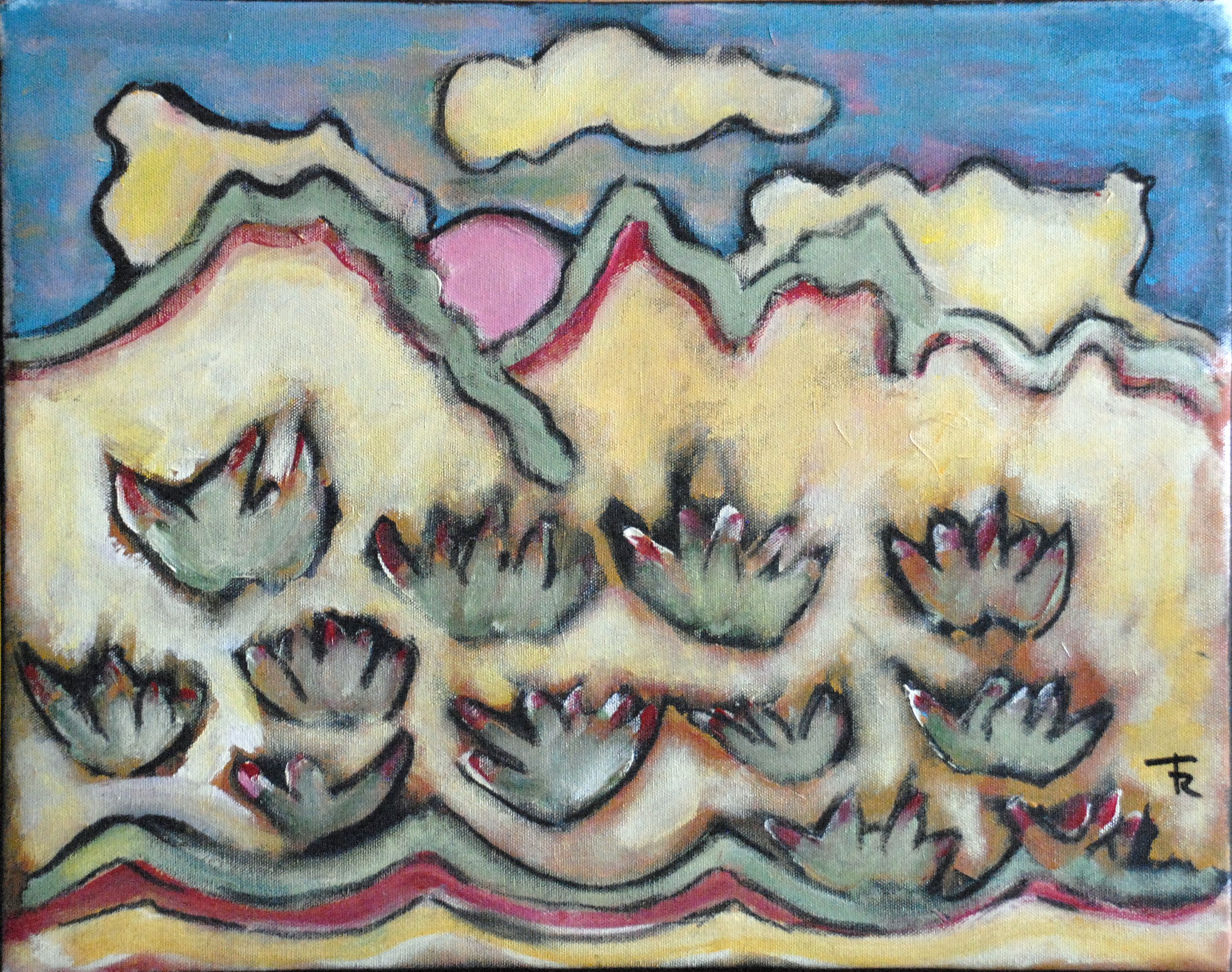 "Desert Sun"  15.5x19.5  $1800