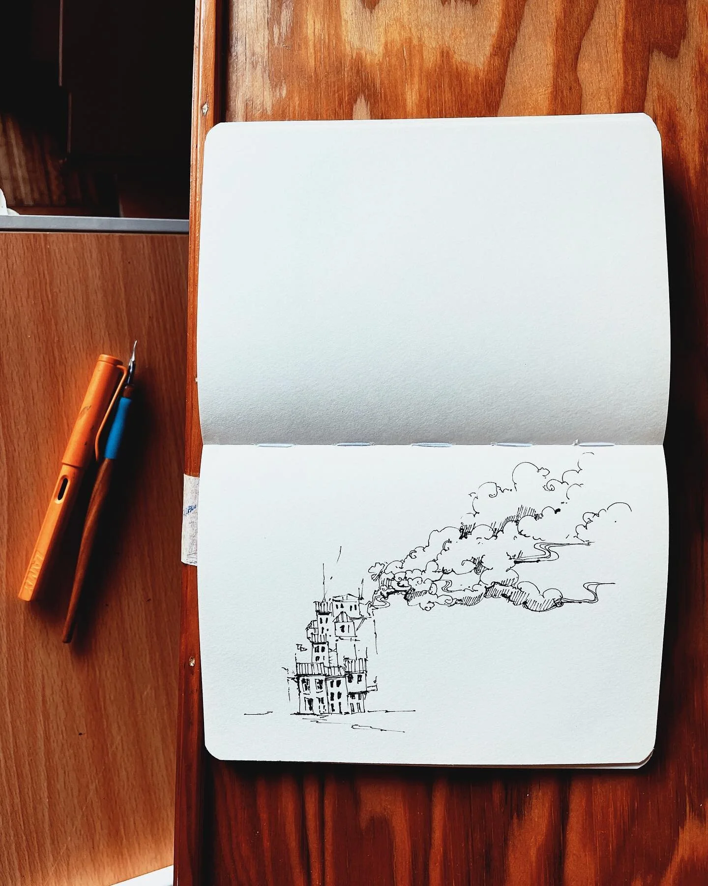 bedtime stories: Persephone&rsquo;s journey - #porto #oporto #portugal 
@eva_atelier @evaonirica 
.
spring Maio 2023
.
#art #arte #drawing #draw #desenho #dibujo #illustration #ilustração #ink #watercolor #aguarela #aquarela #architecture #arquitec