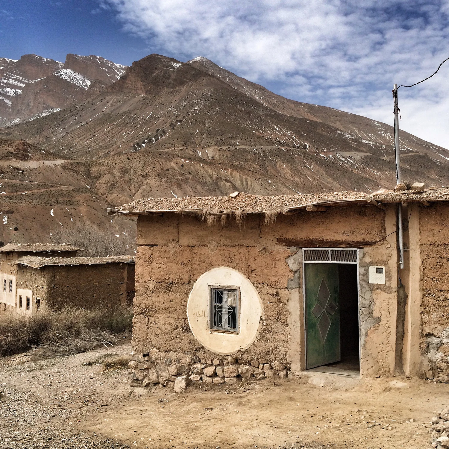 #2 - A view of the High Atlas mountains from Oulad Ali. On the third day of the workshop, we took the students to this village to practice their photo skills as well as print and give images to people.