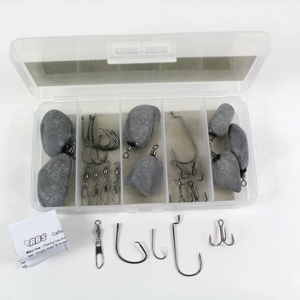 catfish tackle box kit 72 piece Shakespeare Catch More Fish Durable and Reliable Tackle Box Catfish Fishing Tackle