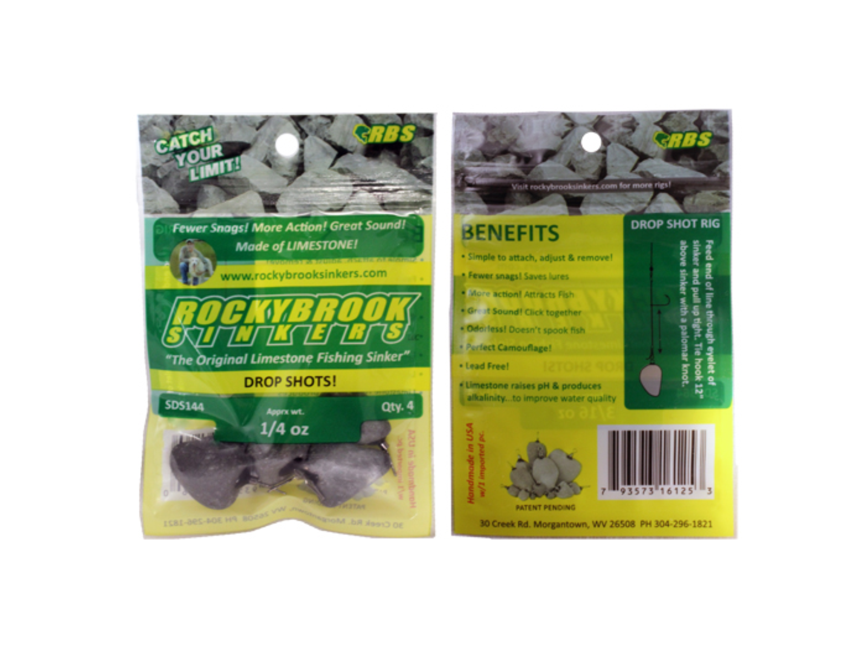 Sinkers Drop Shot Weights Best Value Made in USA 