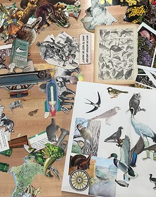 Bemis Open Studios Collage Workshop