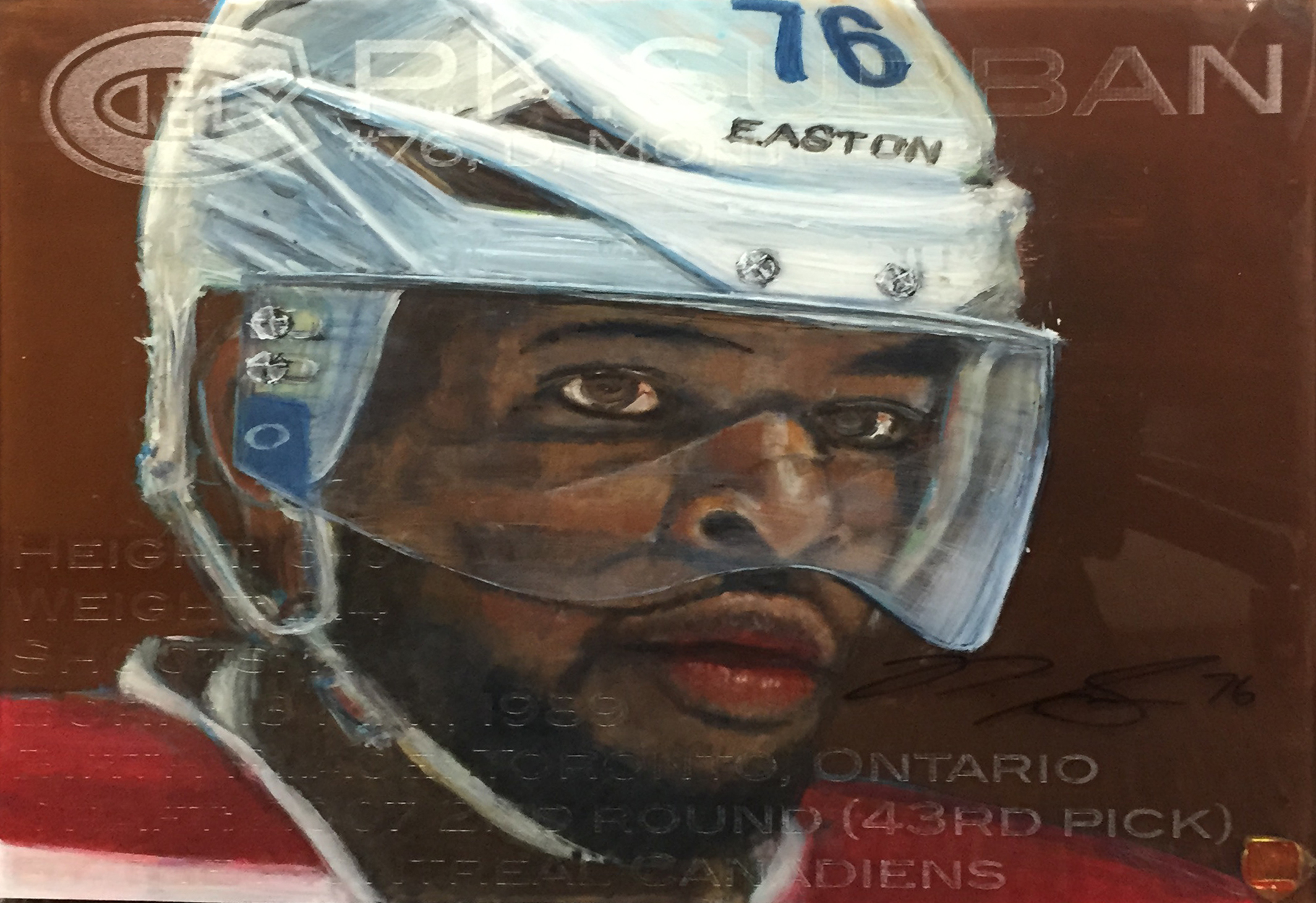 PK Subban Hockey Card