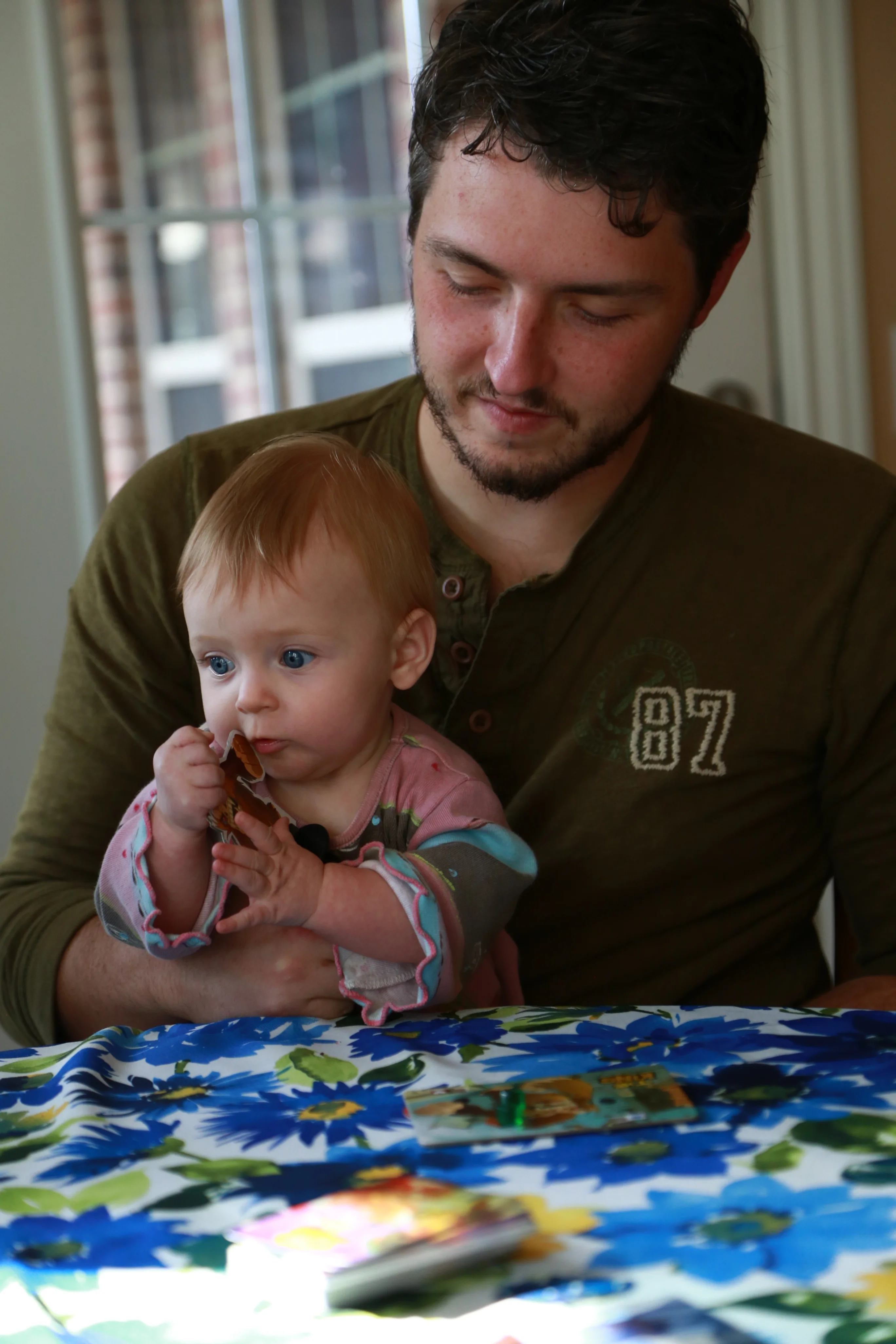 Helping Dad play King of Tokyo.