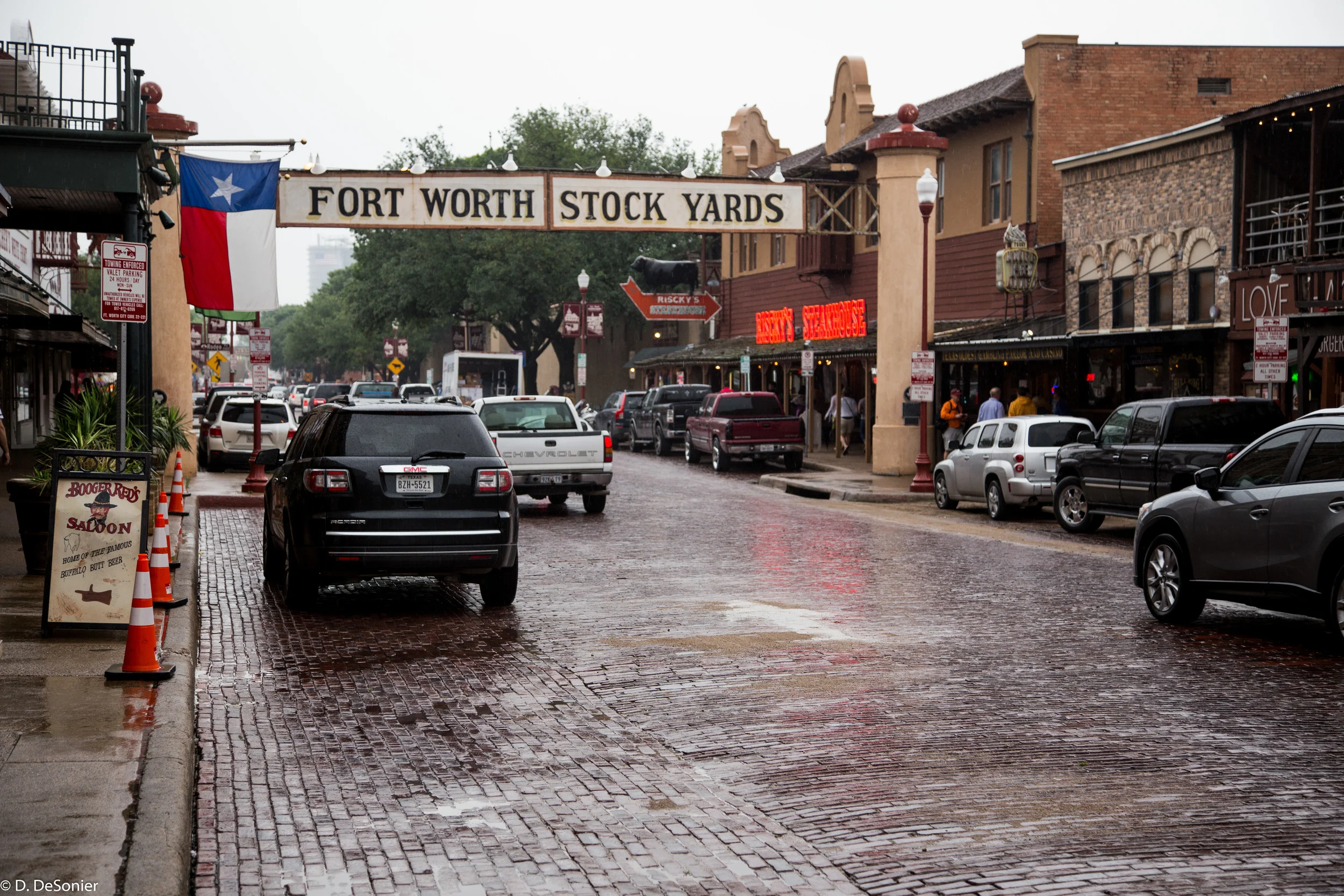 Historic Ft Worth stock yards.