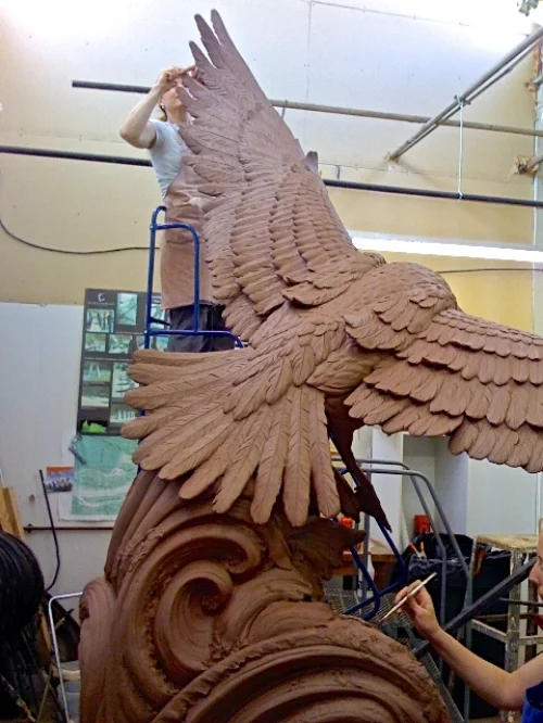 Clay sculpture