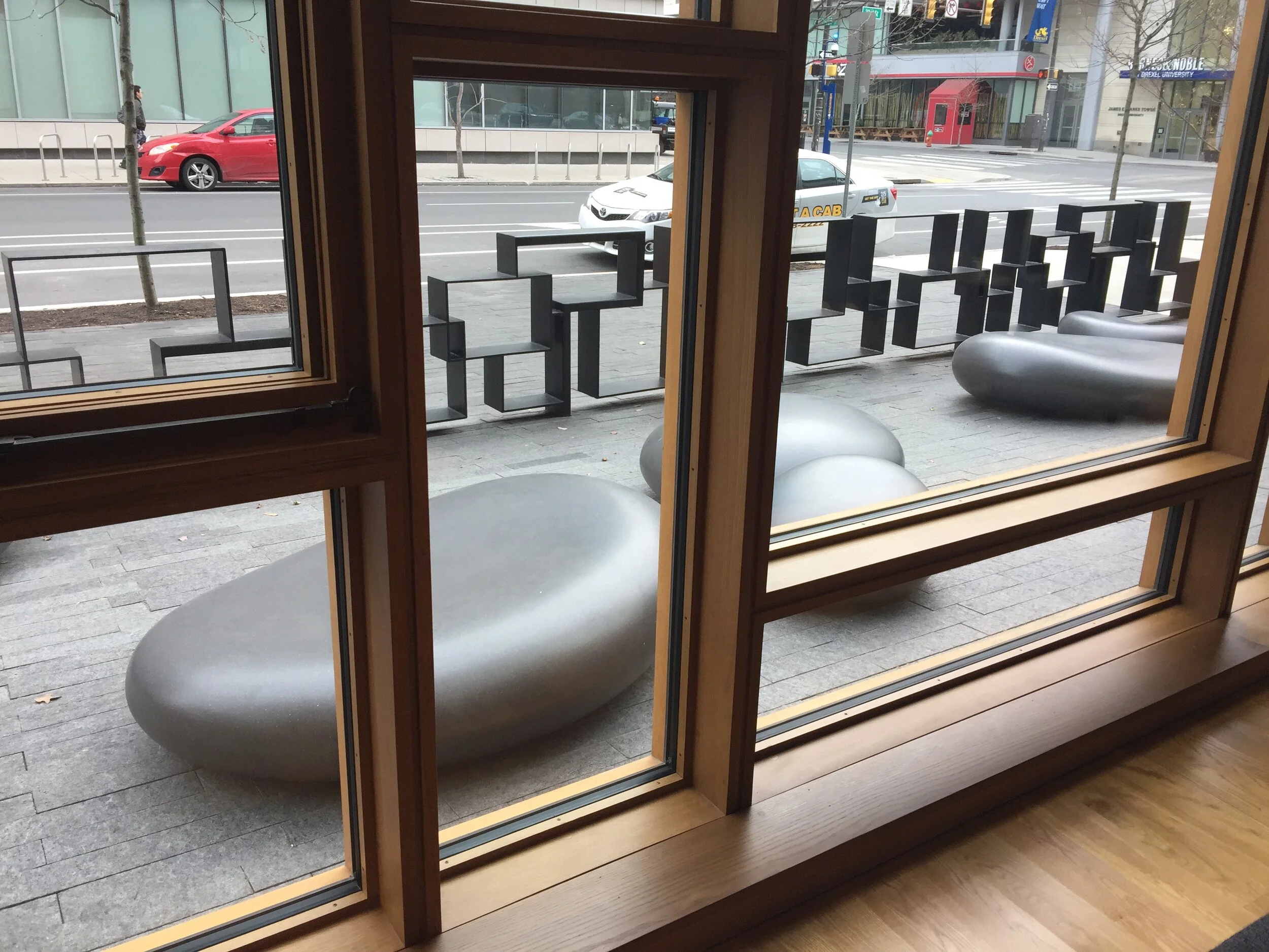  Stones viewed from inside the hotel. Photo by Shelly Bradbury 