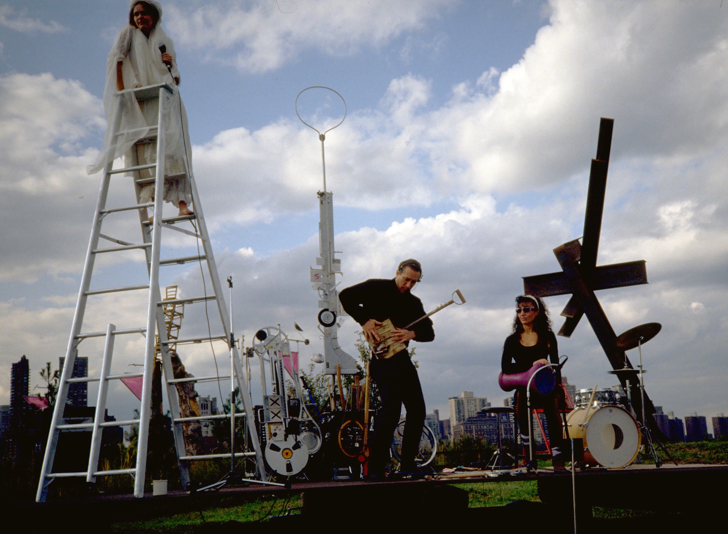 Socrates Sculpture Park, NYC 1994  w. Dina Emerson, Shamira Shahinian