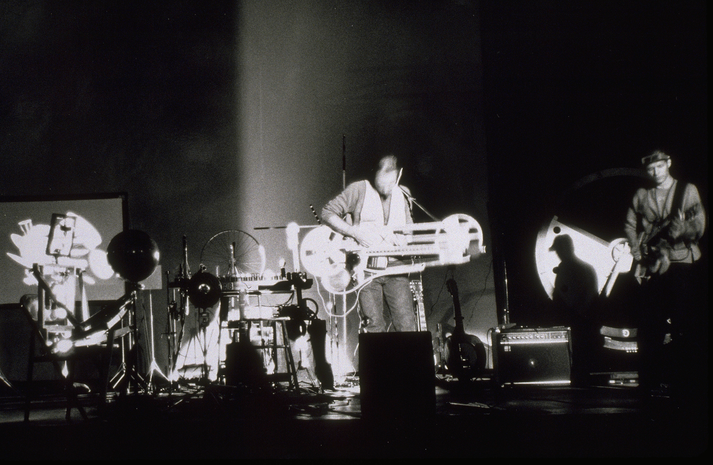 Washington Park Bandshell, Portland 1983  w. Stan Wood and Steve Koski