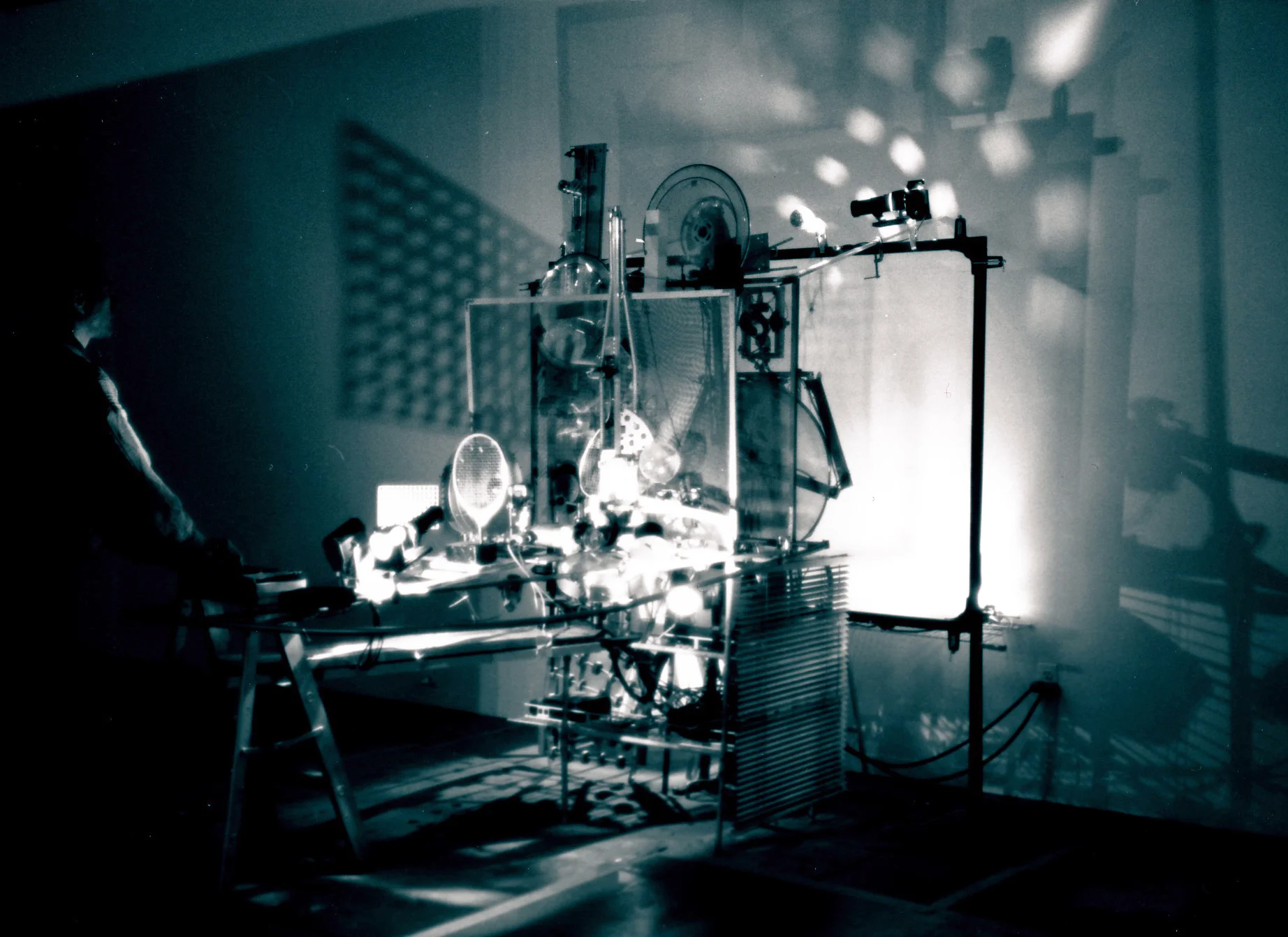‘ Cybernetic Keyboard ’, size variable, Test-Site Gallery, Brooklyn, 1992