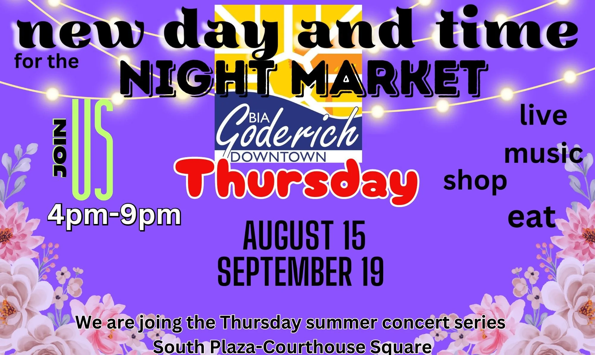 Downtown BIA Night Market — Welcome!