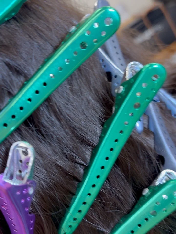 ✨ Function Meets Flawless ✨ 

At Texpert Collective, every detail matters &mdash; from your cuts to your tools. Our curly hair specialist curved shears are designed for precision, but the real behind-the-scenes heroes? Our Texpert hair clips. 

These