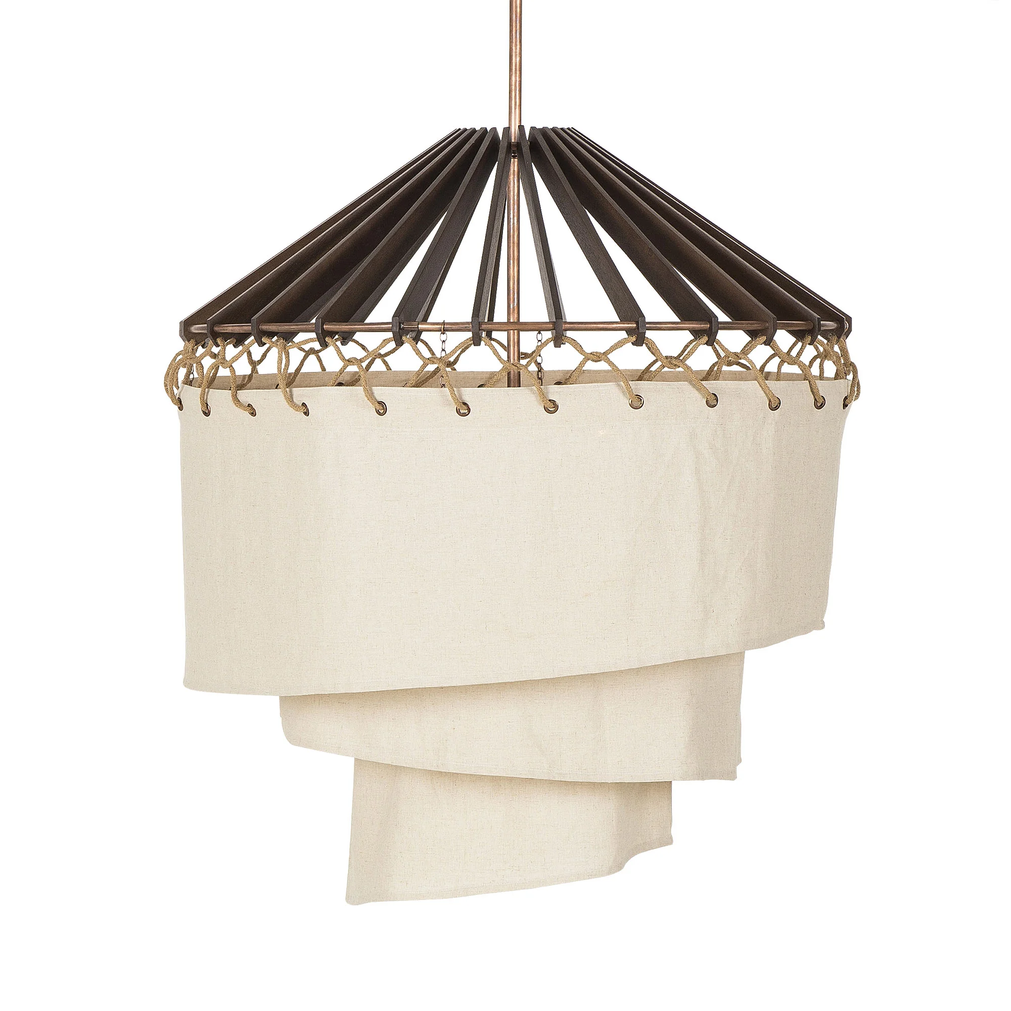 Nellcote_Studio_wood shutters & Twine chandelier.jpg