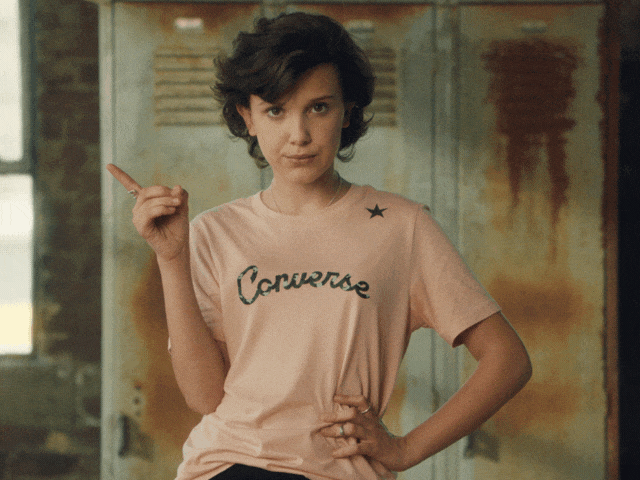 Millie Bobby Brown No GIF by Converse-downsized_large.gif