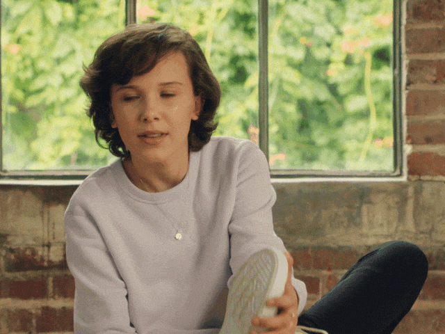 Millie Bobby Brown Hello GIF by Converse-downsized_large (2).gif