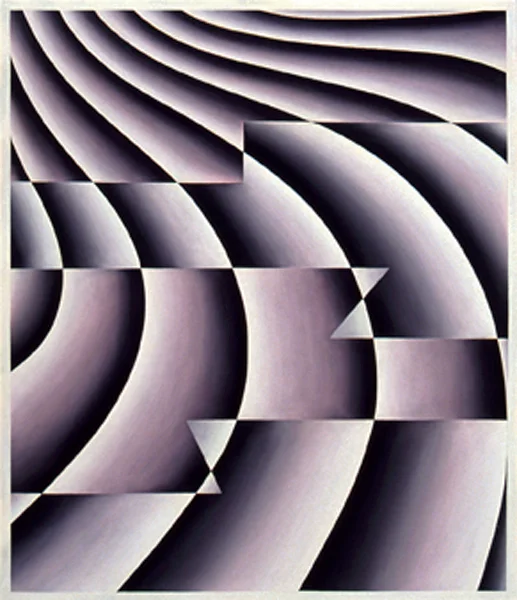 Red Shift oil on canvas 58'' x 50'' 1990