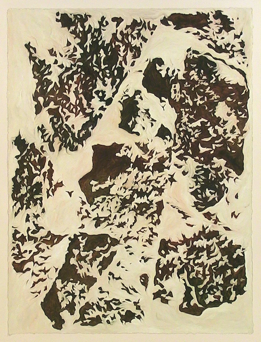 August Four oil on paper 30” x 22” 2006